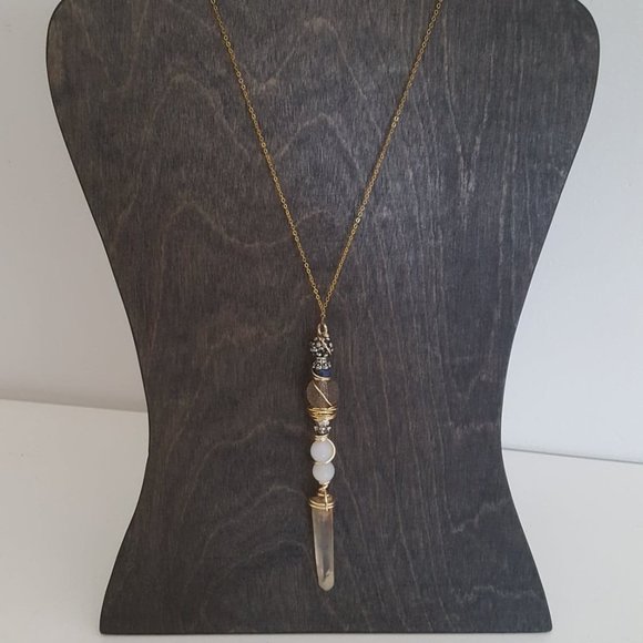 Clear Quartz Crystal Wand - Picture 9 of 9